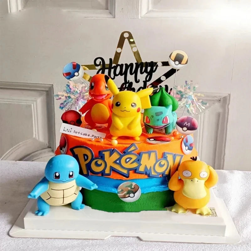 13Pcs/set Pokemon Cake Topper Party Anime Figure Pikachu Happy Birthday Pokemon Cake Decoration Ornaments Supplies Boy Kids Gift 13Pcs/set Pokemon Cake Topper Party Anime Figure Pikachu Happy Birthday Pokemon Cake Decoration Ornaments Supplies Boy Kids Gift